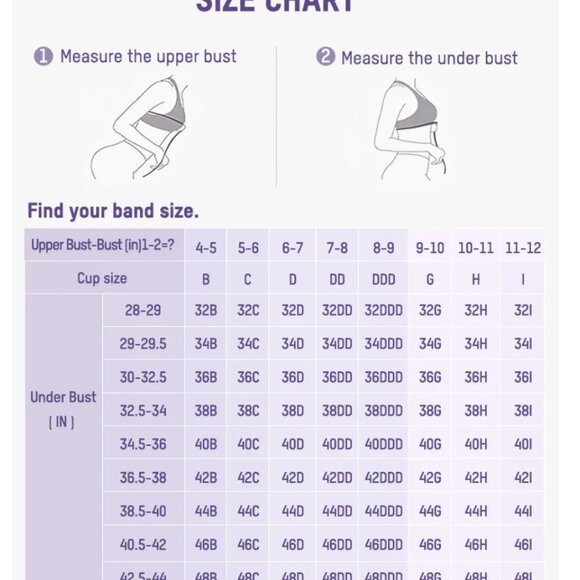 Two SheCurve Full Coverage Lace Minimizer Bras - Petal - 36F  36DDD Shecurve Bra - Picture 10 of 10